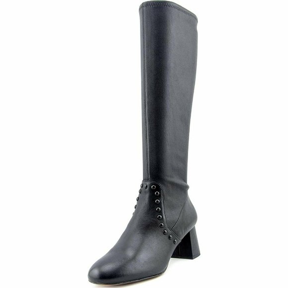 COACH WOMAN"S BRITNEY KNEE-HIGH BOOT, BLACK, SIZE 7.5B - Picture 1 of 7